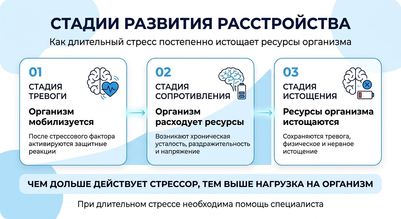 Лечение стресса в городе Гороховец инфографика